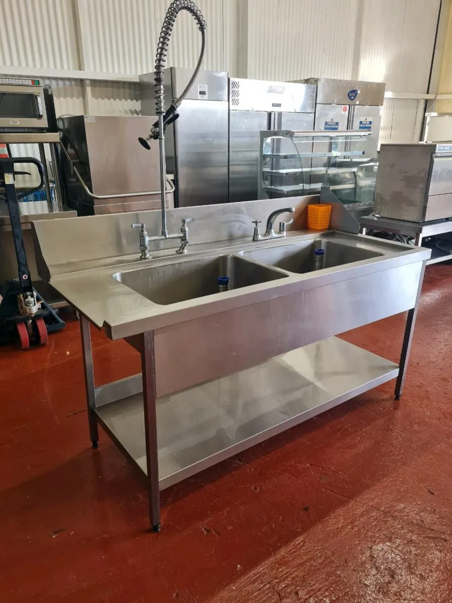 Double Sink for Pass Through Dishwasher - Image 2