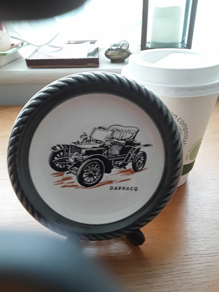 small plate by Wade vintage cars serial 1 to 3 - Image 2