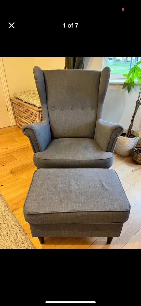 armchair and stool - Image 1