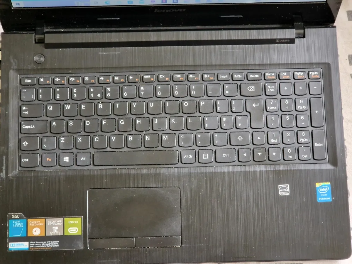 Lenovo G50 Laptop, Intel Pentium CPU N3540 2.16GHz - Image 3