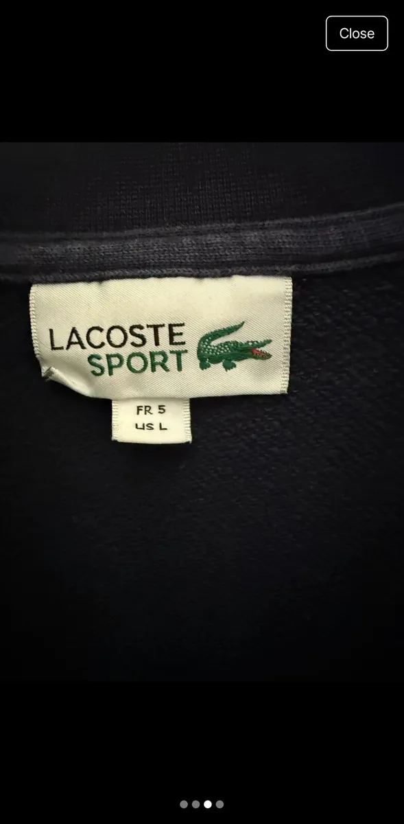 Lacoste zip up jumper - Image 3
