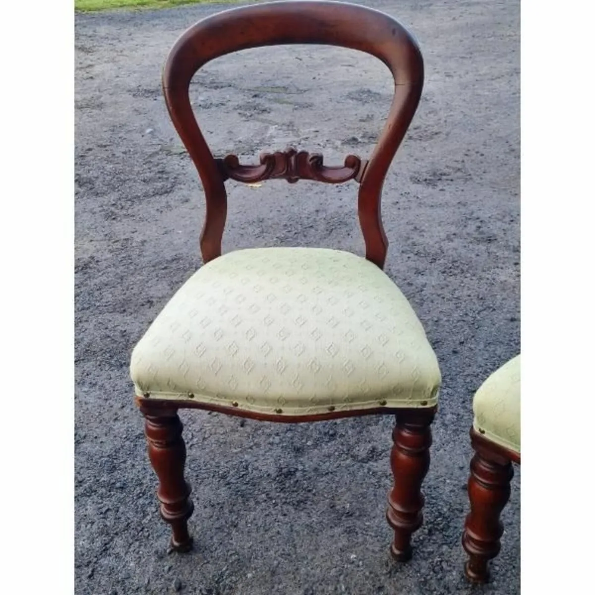 Pair of Balloon Back Chairs KAS862 - Image 3