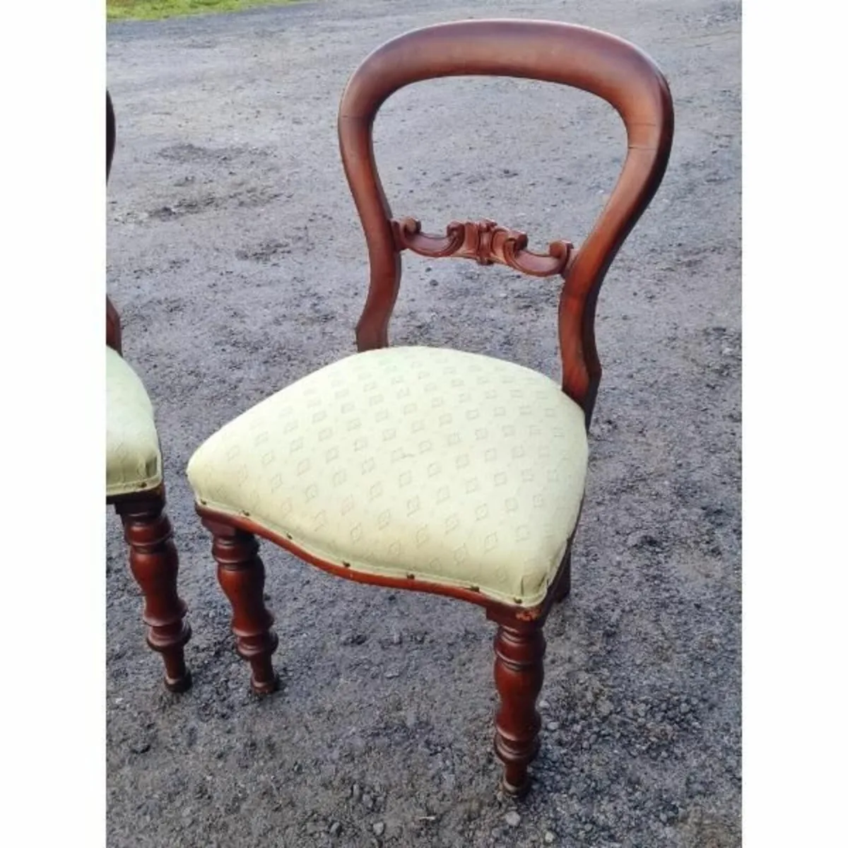 Pair of Balloon Back Chairs KAS862 - Image 4