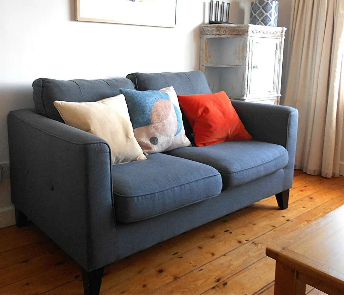 2 Two seater sofas - Image 1