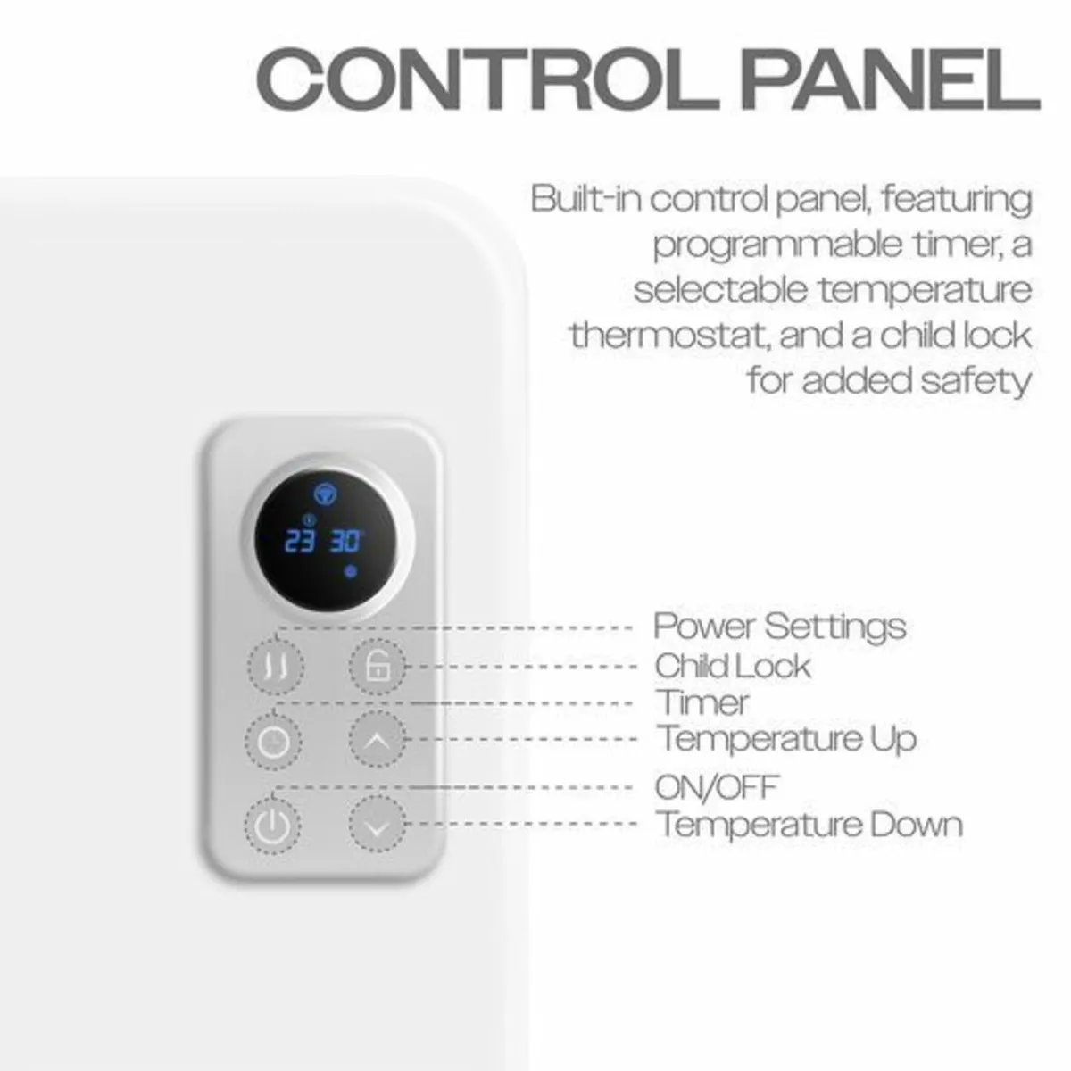 Panel Heater With Wifi Function 1.5KW - Image 4