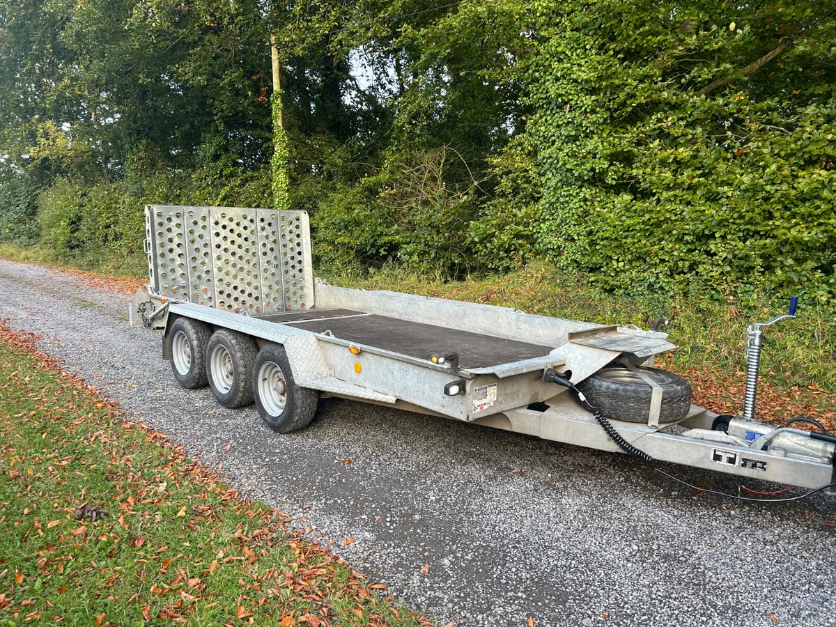 Ifor Williams 14x6 Tri Axle Plant Trailer - Image 1