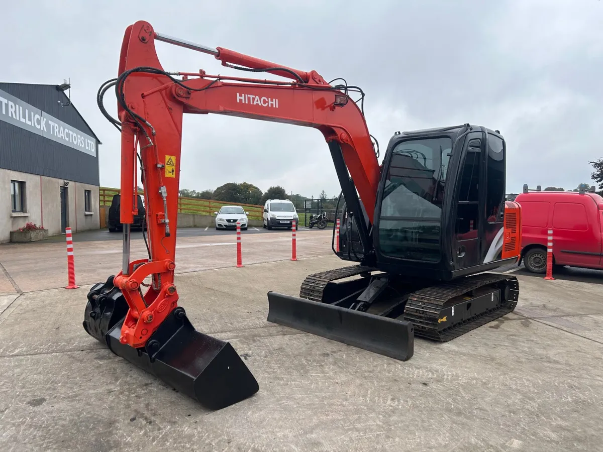 2015 Hitachi Zaxis 60 C/W Quick Hitch & x2 Buckets - Image 4