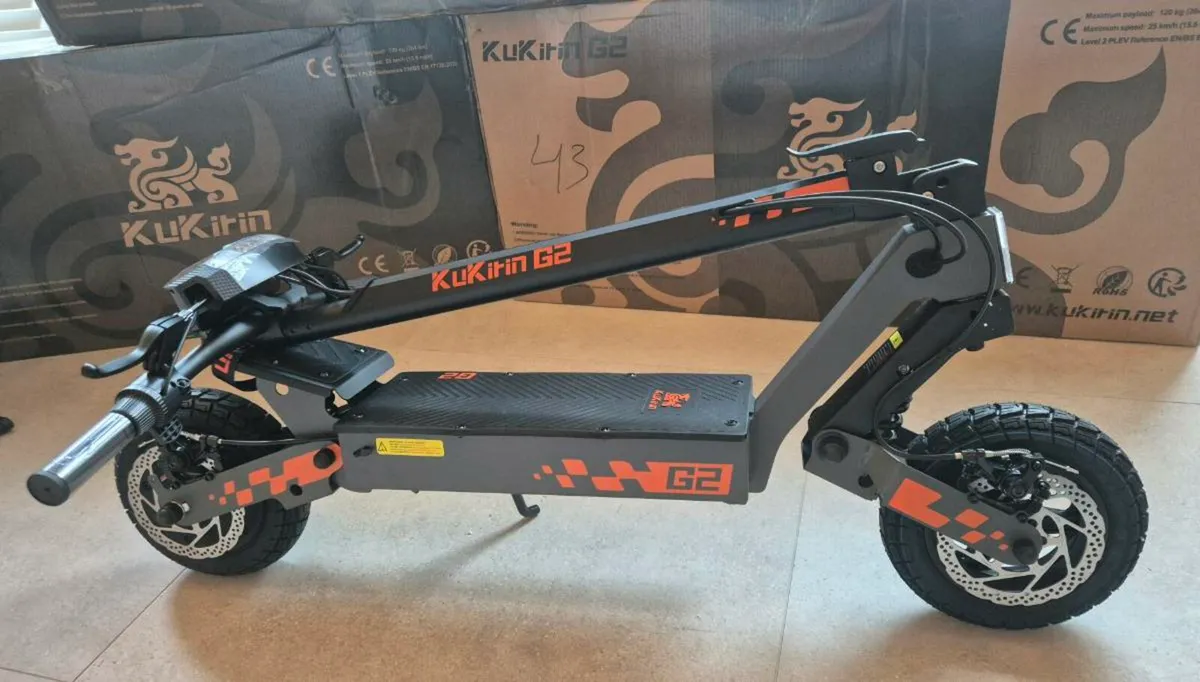 Kukirin G2, 800w Motor 45km/hr, Brand New Scooters - Image 3