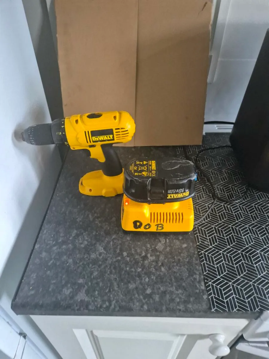 Dewalt drill and charger - Image 2