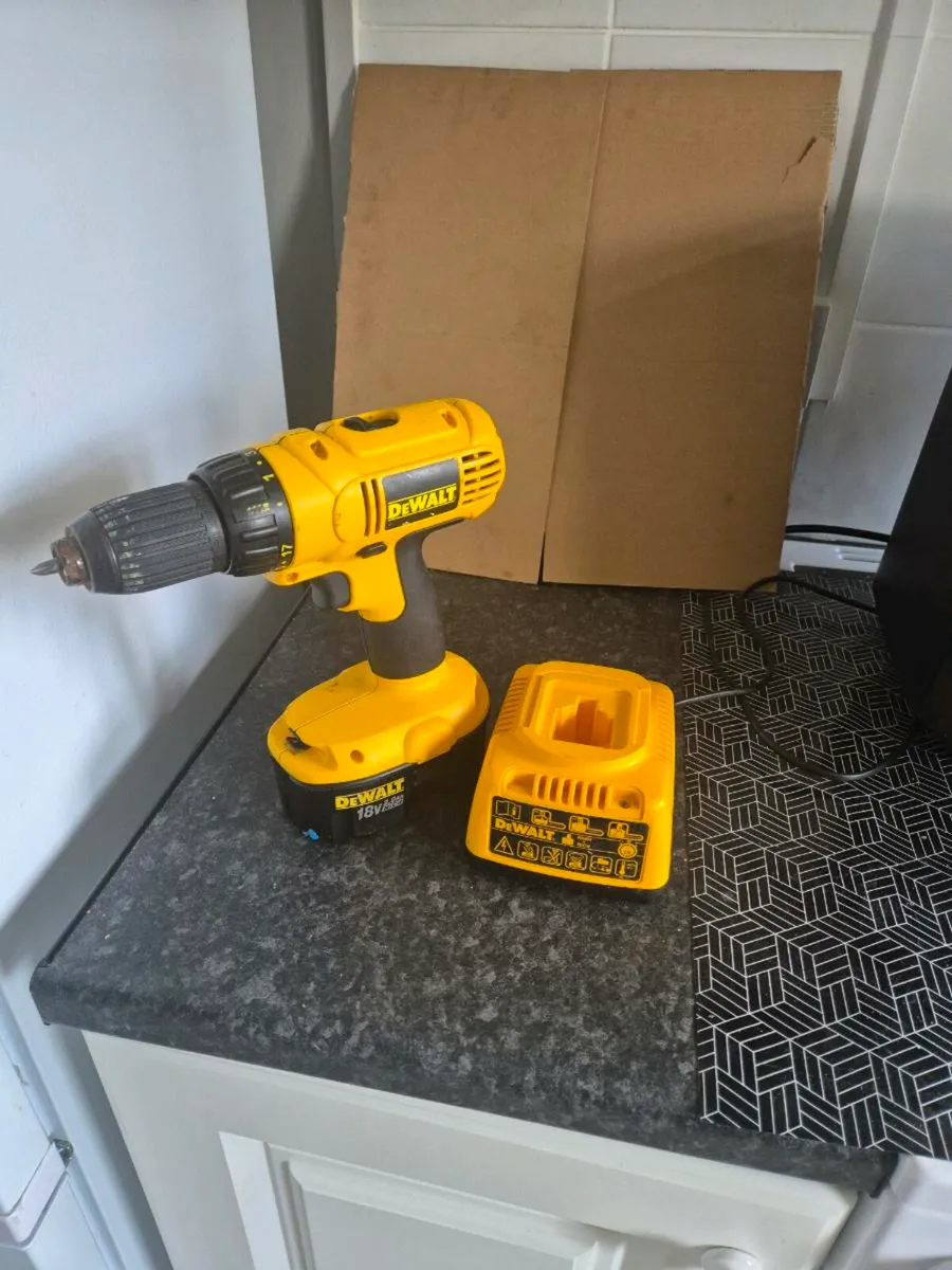 Dewalt drill and charger - Image 3