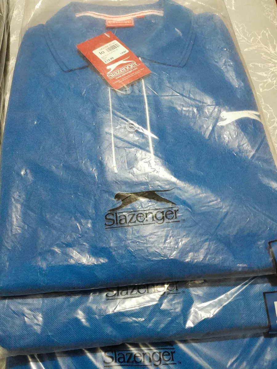 ** 20 x SLAZENGER POLO SHIRTS SIZES M & L  .** - Image 3
