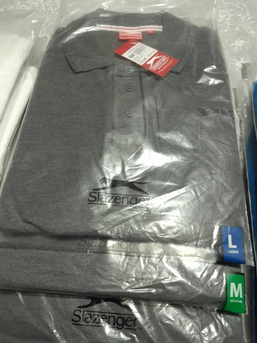 ** 20 x SLAZENGER POLO SHIRTS SIZES M & L  .** - Image 4