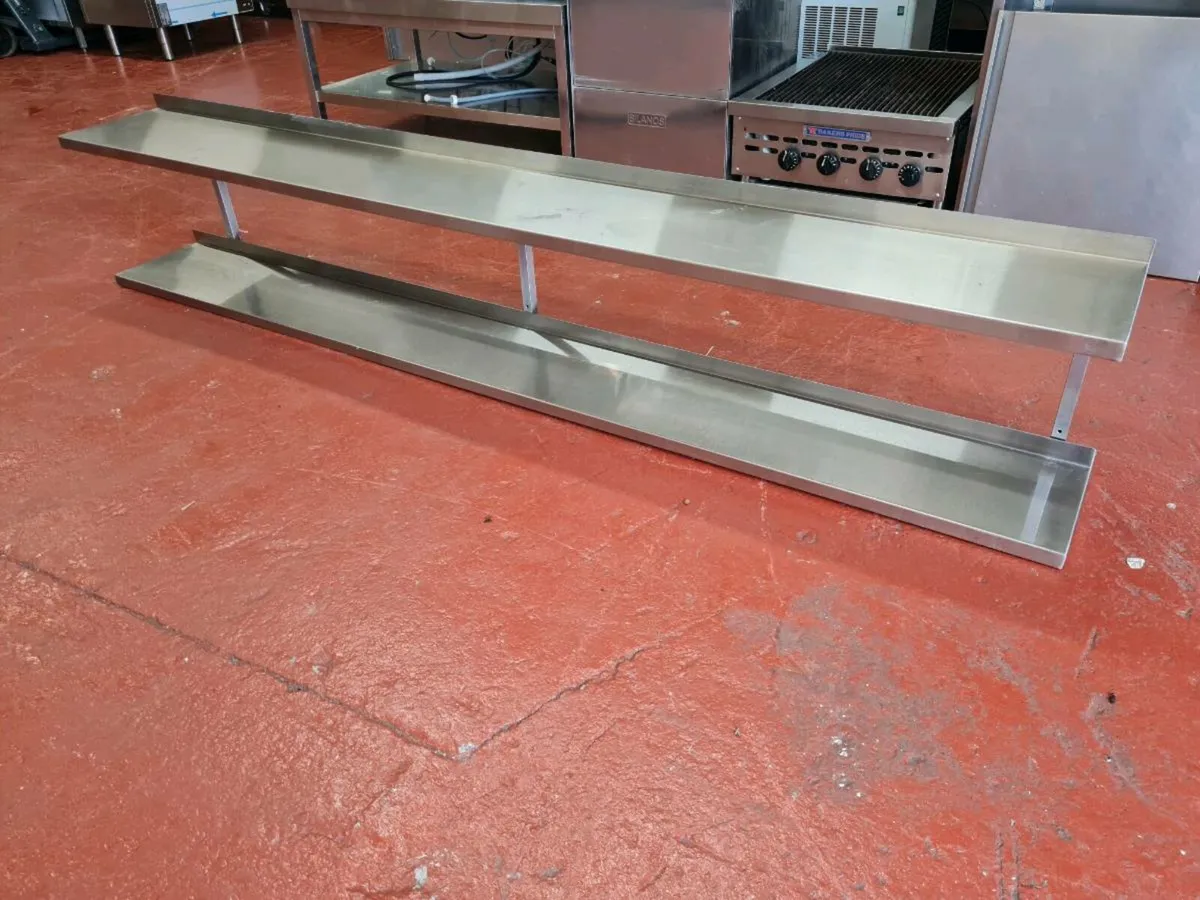 Stainless Steel Shelves, Tables etc - Image 1