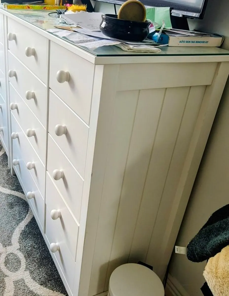 Habitat white chest of drawers - Image 2
