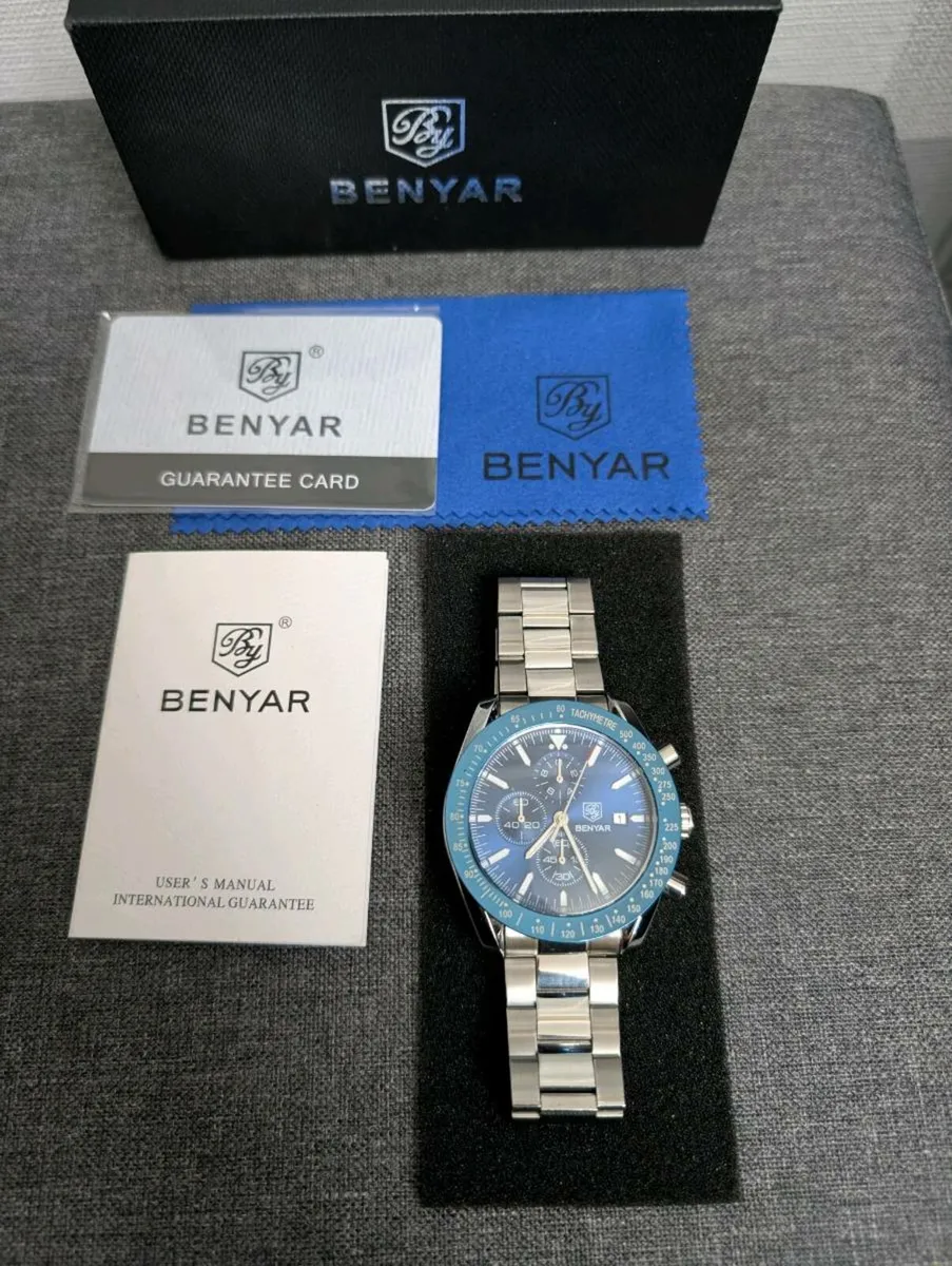 BENYAR Speedmaster Homage Chronograph Seiko VK63 - Image 1