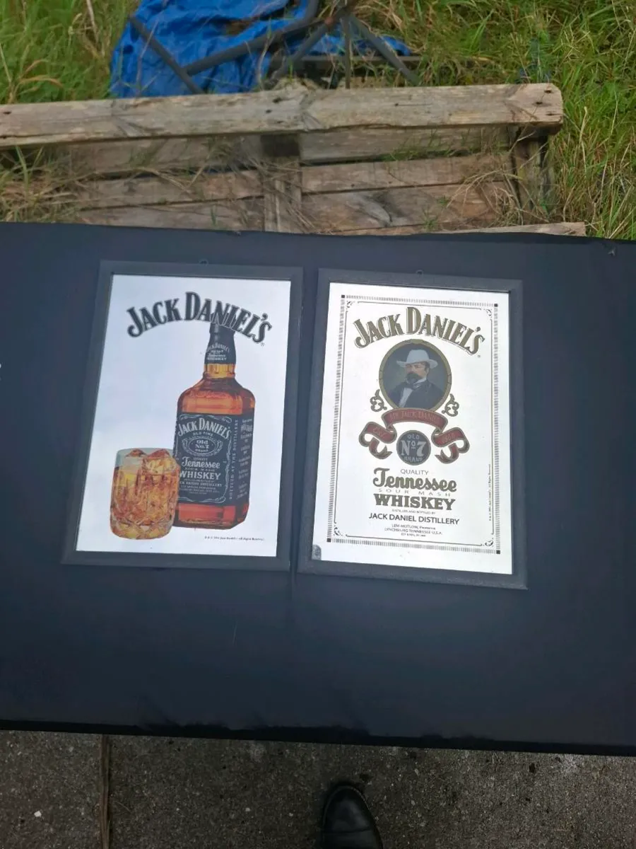 2 jack daniels mirror postage possible