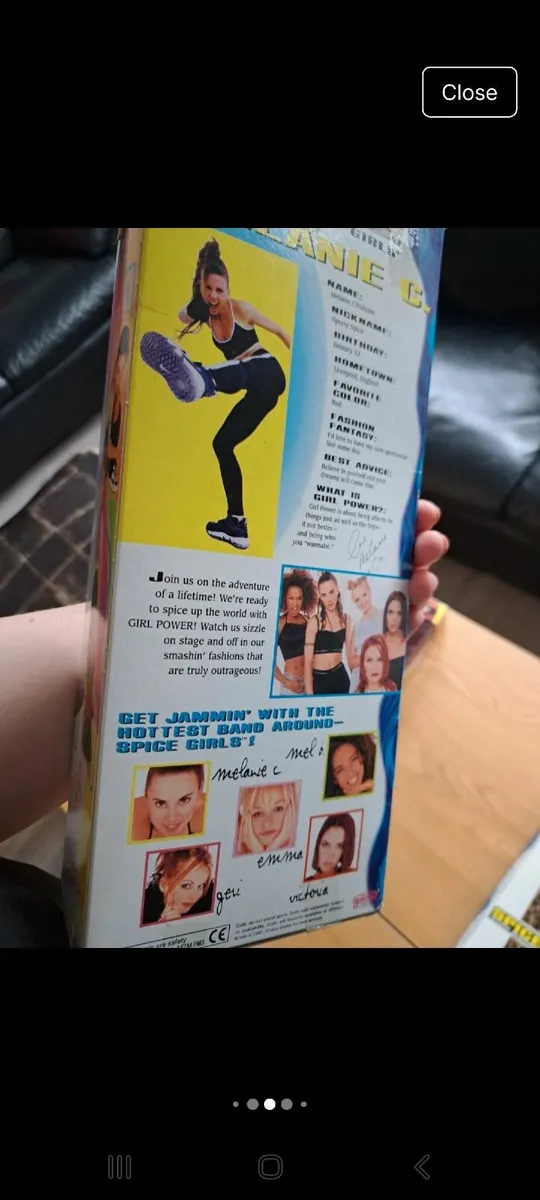 Genuine 90s Spice girl dolls set with original bo - Image 3