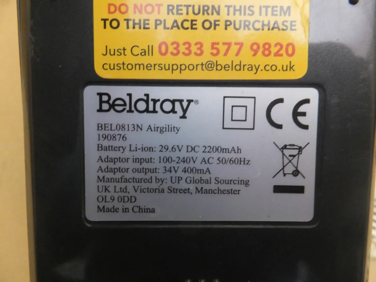 Beldray vacuum cleaner - Image 4