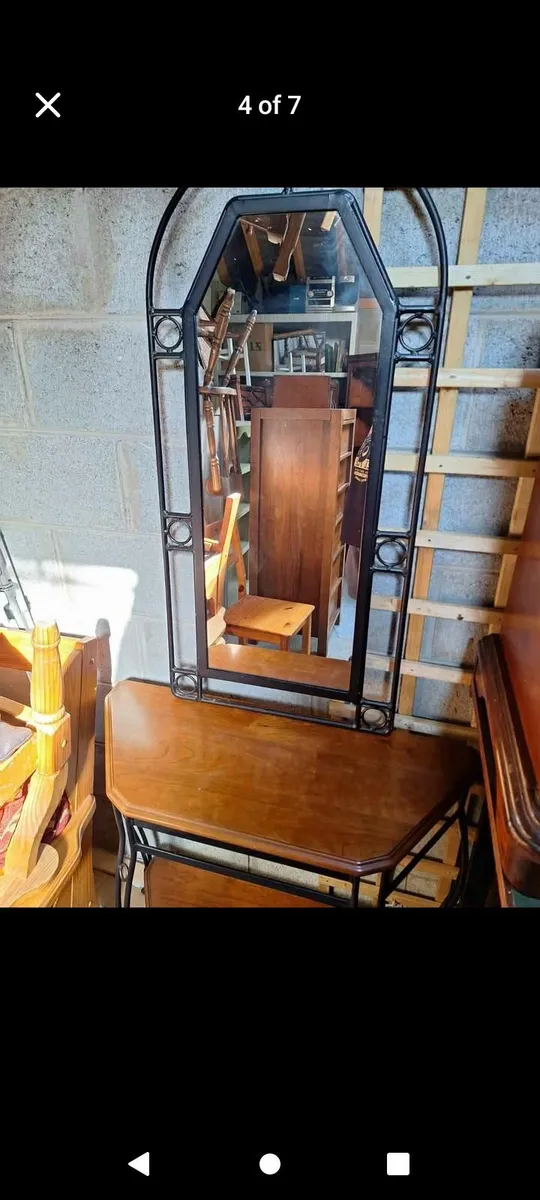 Hall table and mirror - Image 2