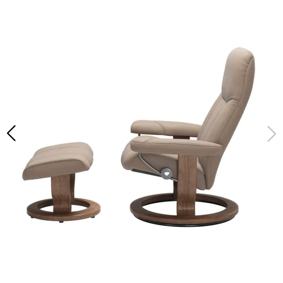 Recliner Chair and Stool - Image 2