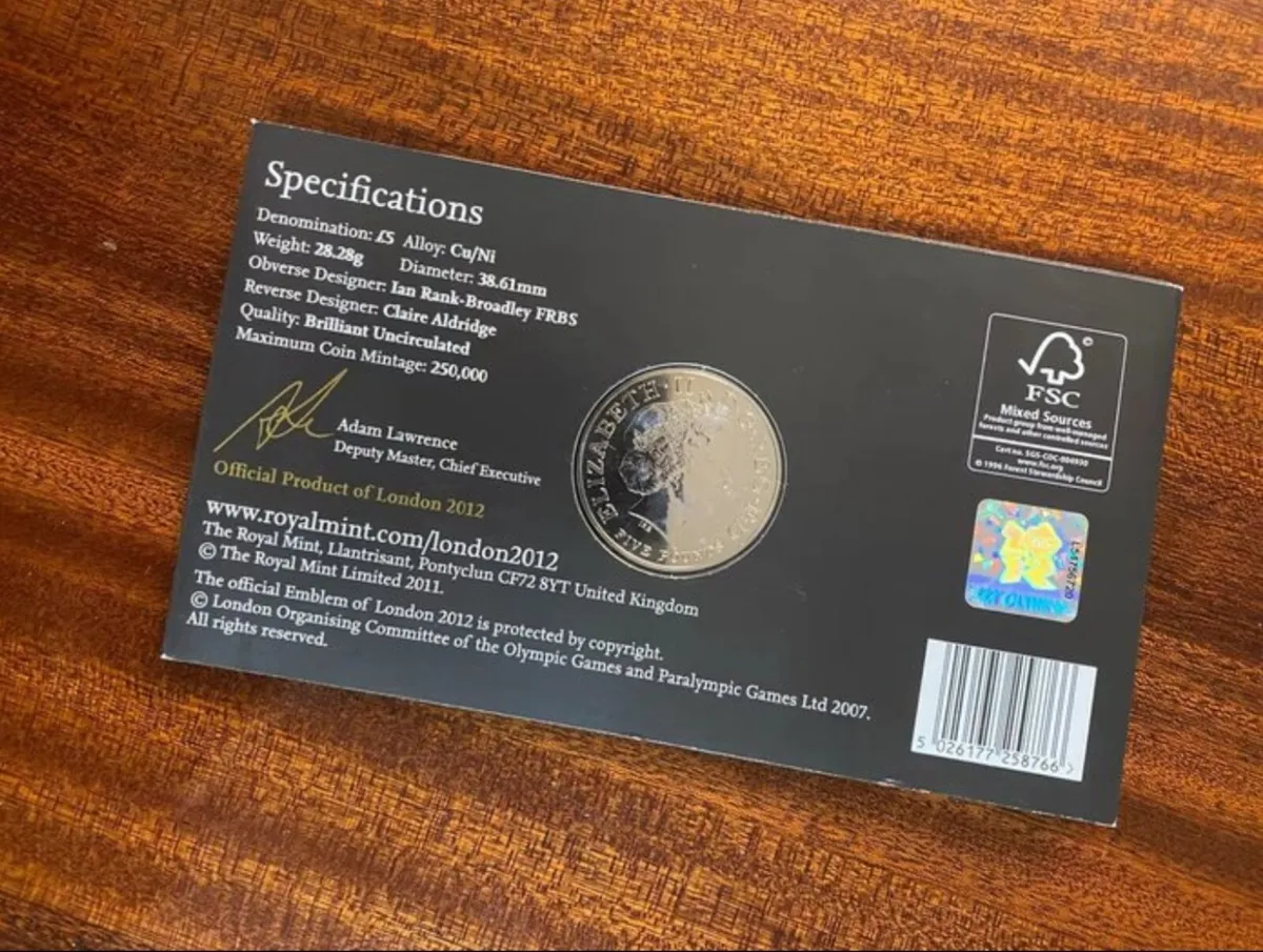 2012 London Olympics commemorative coin - Image 2