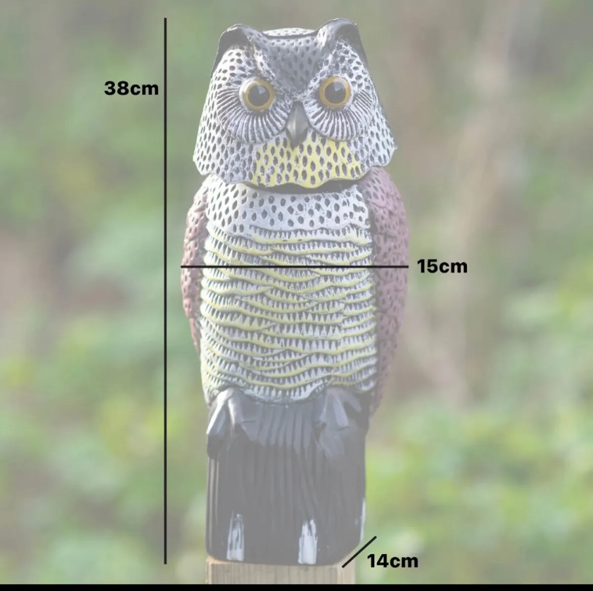 Realistic Bird Pigeon Scarecrow - Image 3