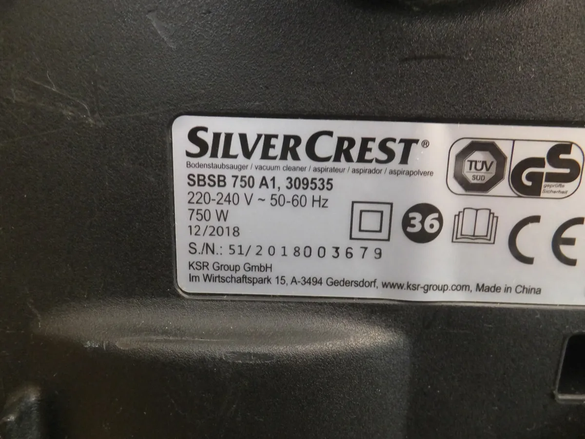 SilverCrest vacuum cleaner. - Image 3