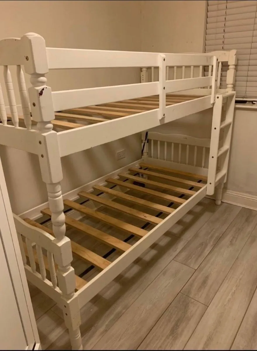 White Bunk Bed - Image 1