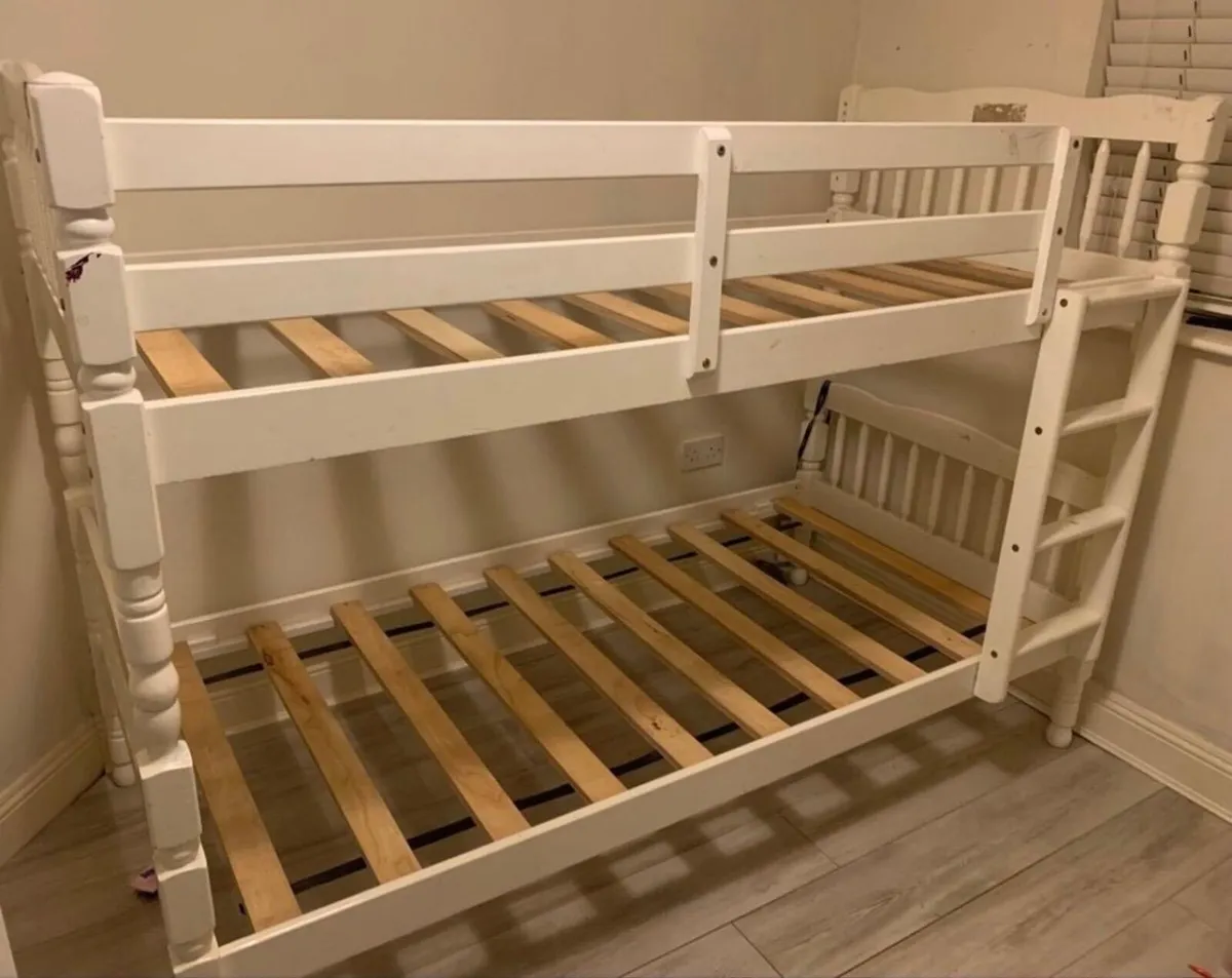 White Bunk Bed - Image 2