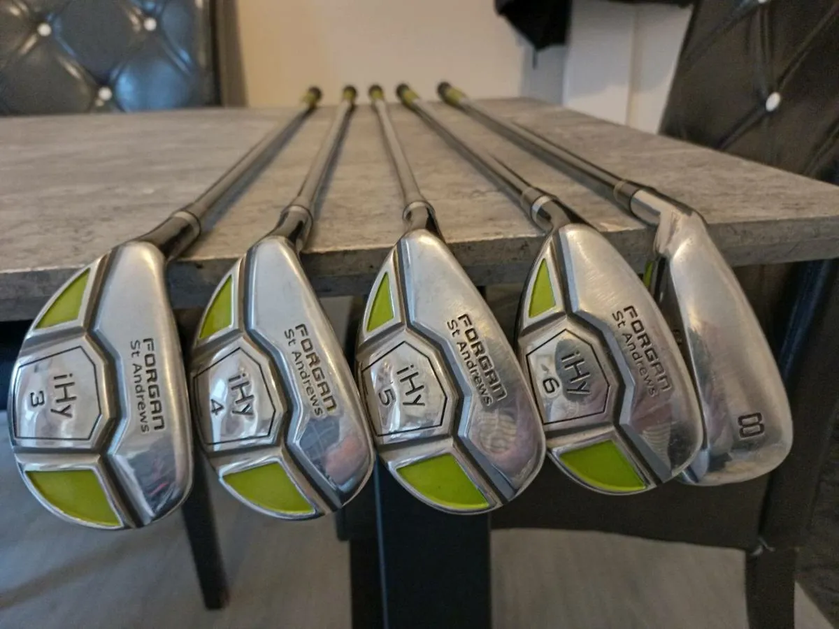 St Andrews hybrid Golf clubs. Left handed clubs - Image 1