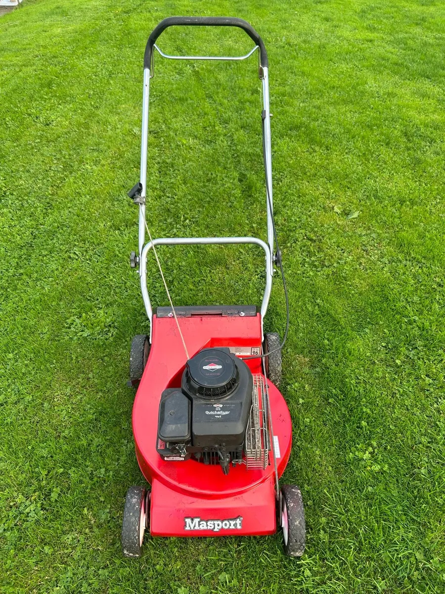 Masport 18” mulching lawnmower - Image 1