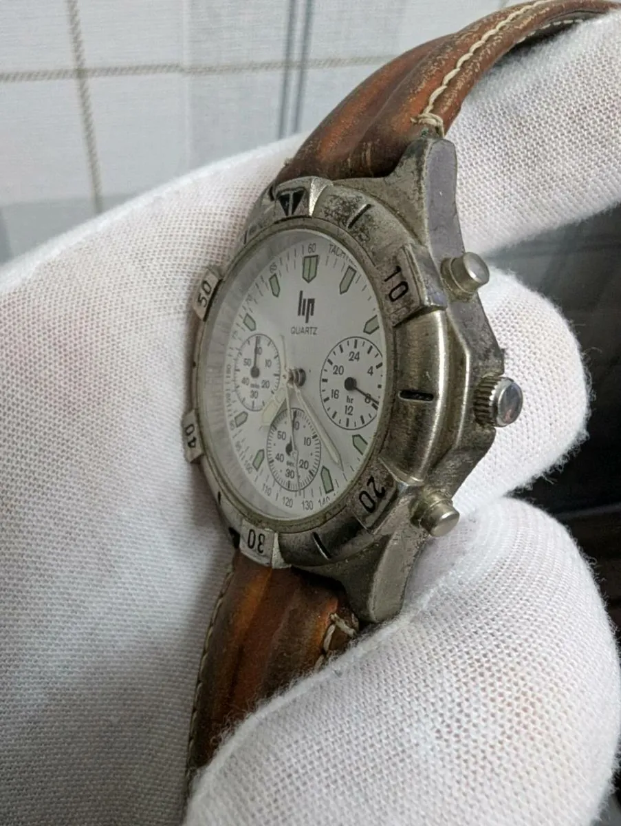 VINTAGE LIP Quartz Chronograph Classic Fren - Image 3