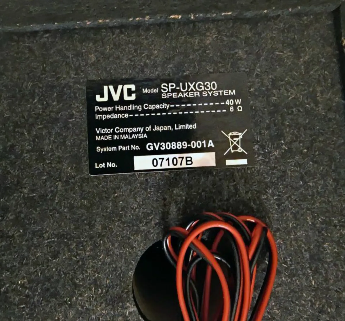 JVC Amplifier Mp3, CD, AUX, Radio AM FM - Image 3