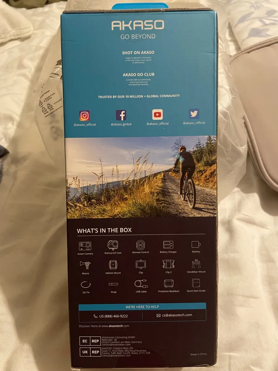 Action camera with remote control, 4K, WiFi - Image 2