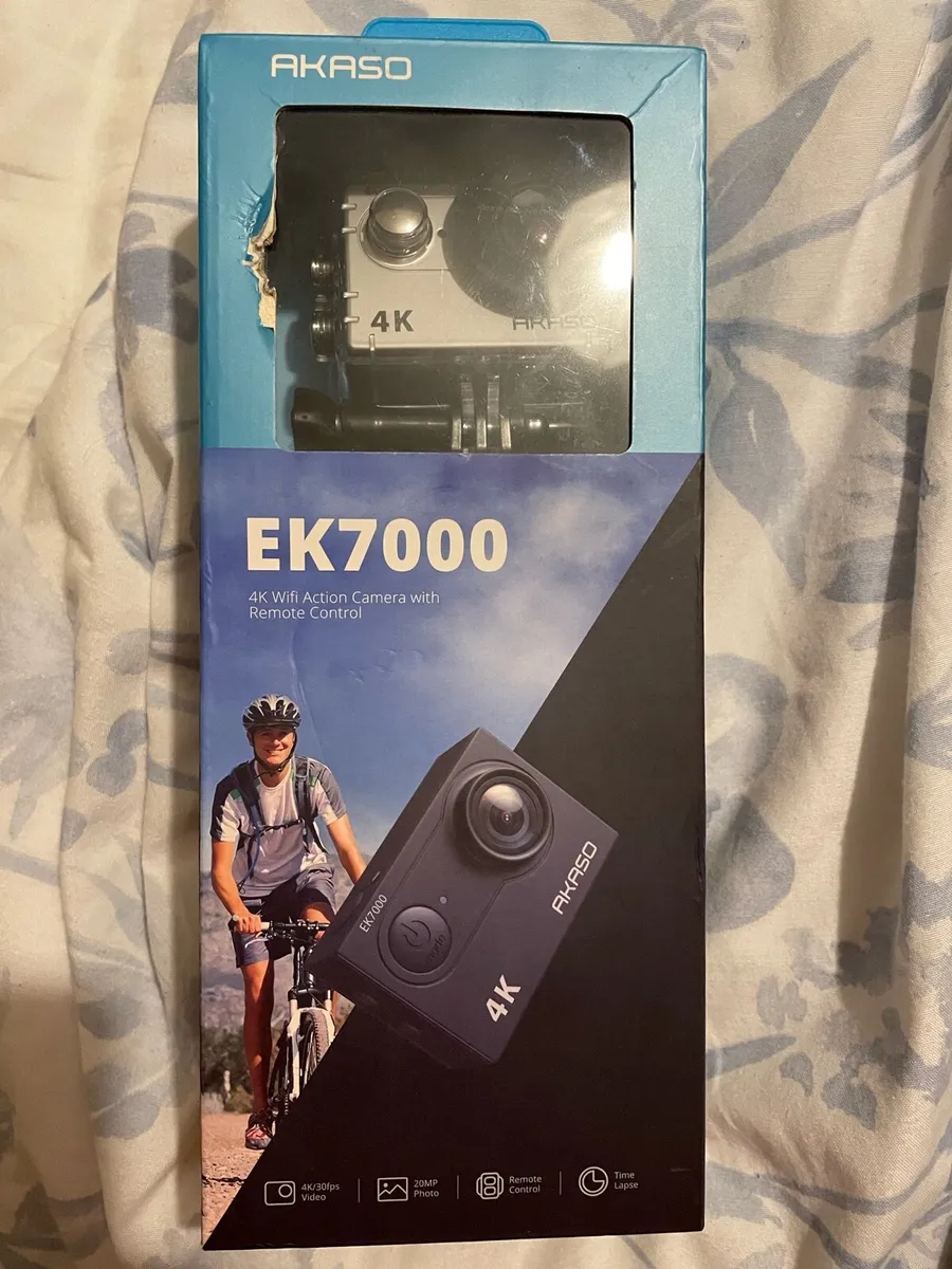 Action camera with remote control, 4K, WiFi - Image 1