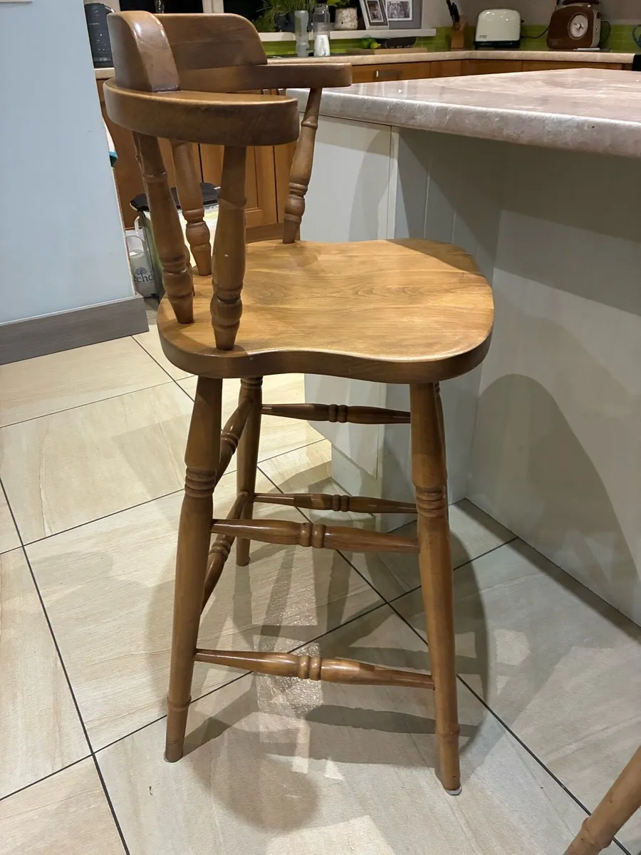 Kitchen Stools x 3 - Image 4