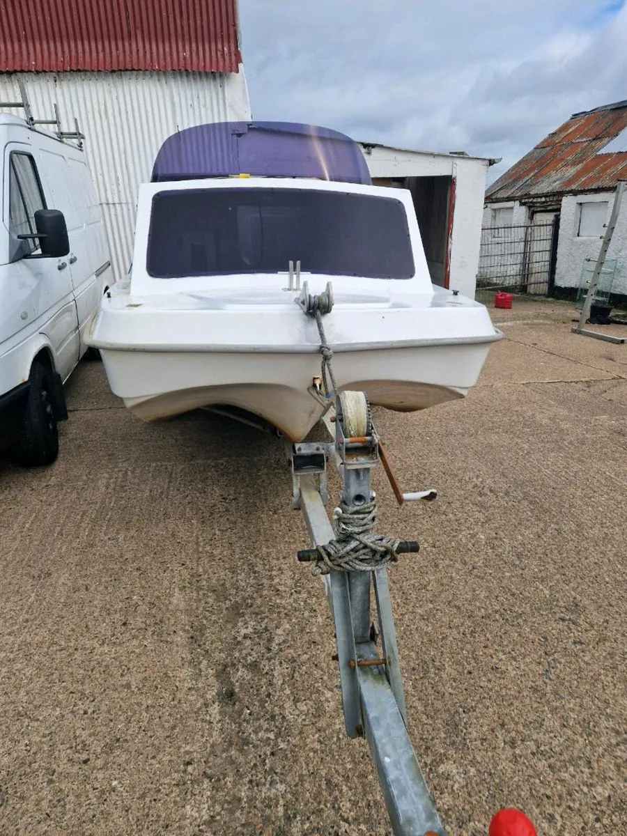 Boat seahunter engine trailer - Image 1