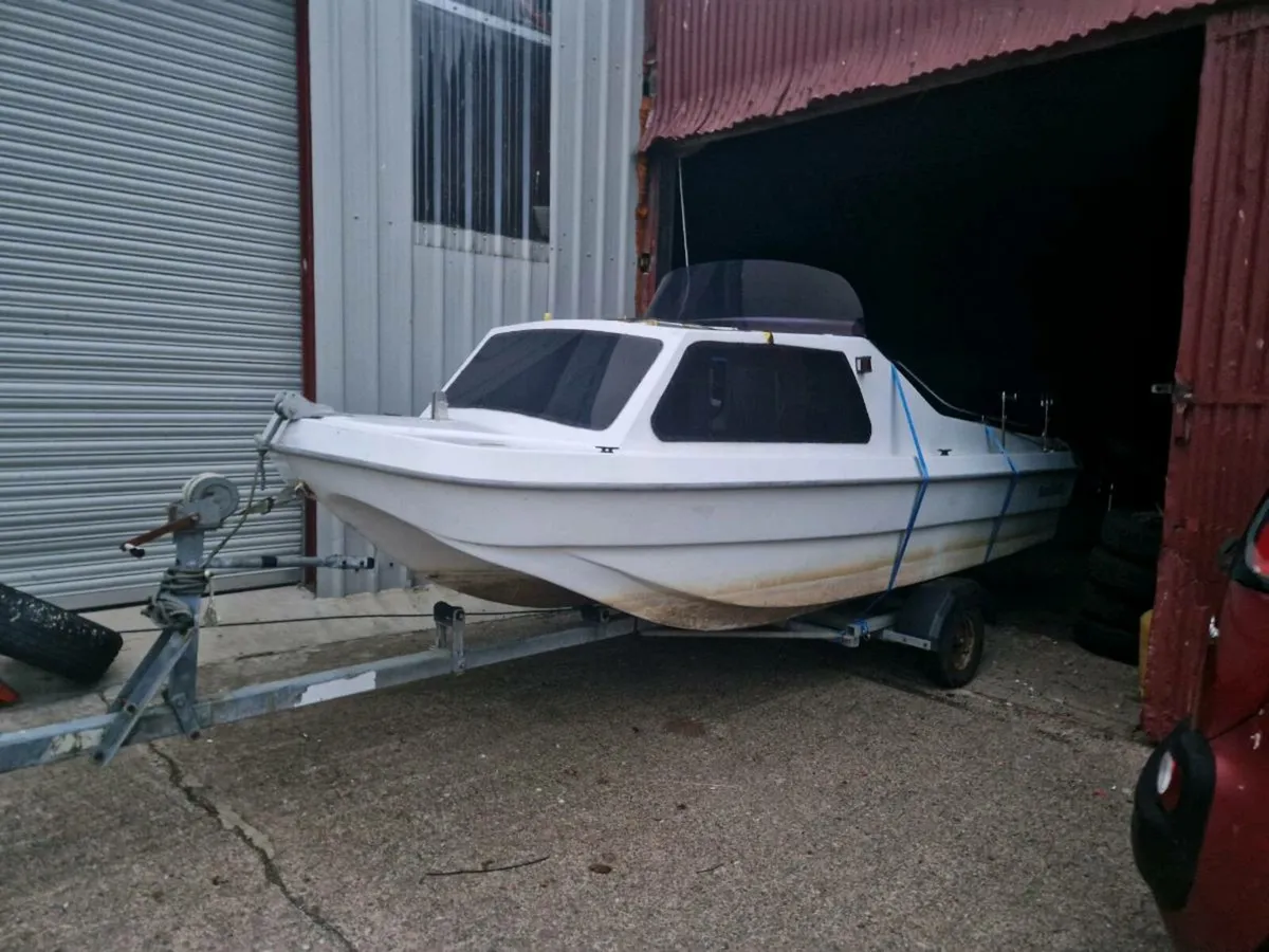 Boat seahunter engine trailer - Image 2