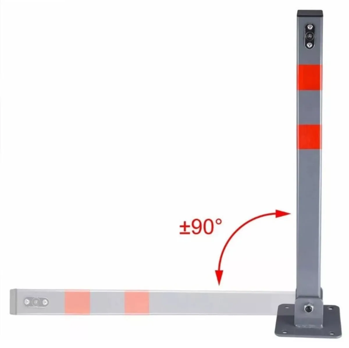 Lockable Parking Barrier Folding Car Park Bollard - Image 1