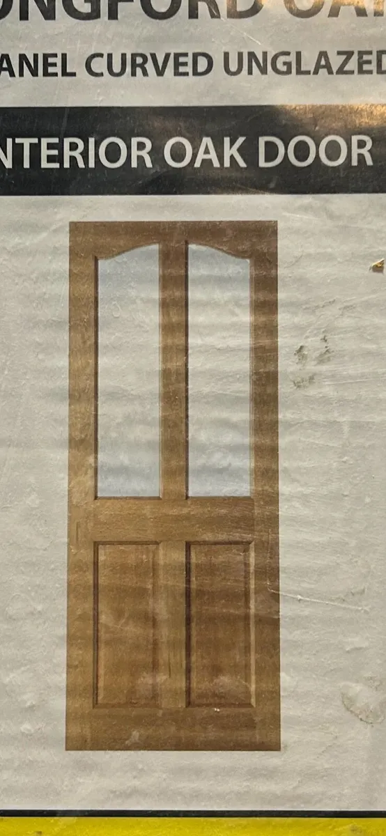 Oak glass doors - Image 1