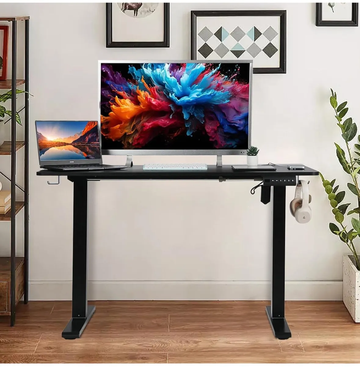Height Adjustable Standing Desk, 120 x 60cm - Image 3