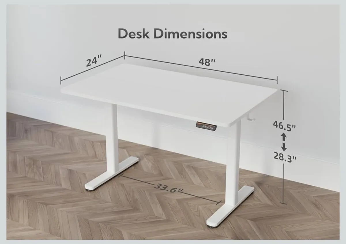 Electric Standing Desk 120x60 cm - Image 2
