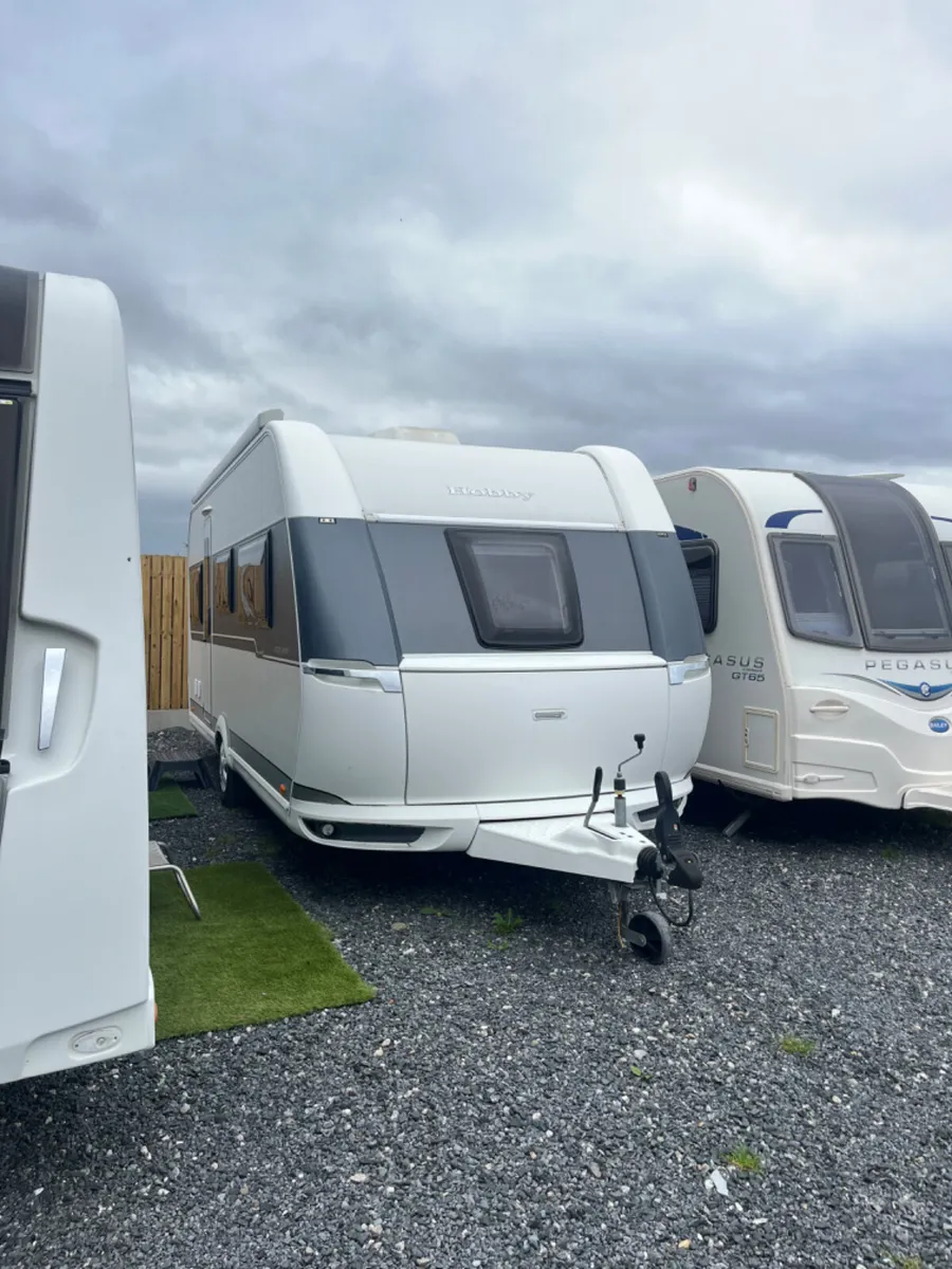2020 Hobby 4 Berth Fixed Island Bed Caravan - Image 1