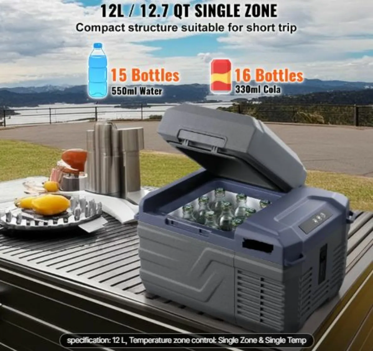 Car Refrigerator, 12 Volt Car Refrigerator Fridge - Image 2