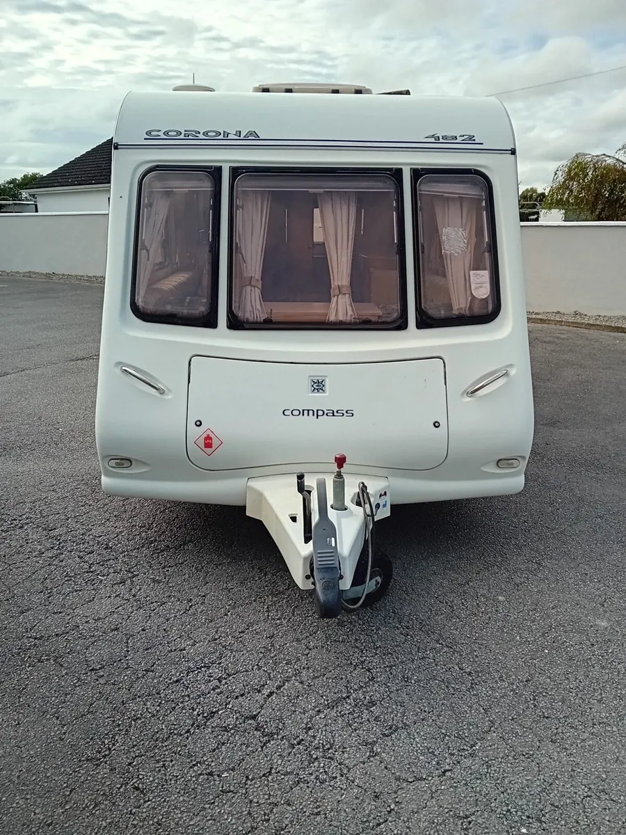 LOVELY 2 BERTH COMPASS CORONA TOURING CARAVAN. - Image 1