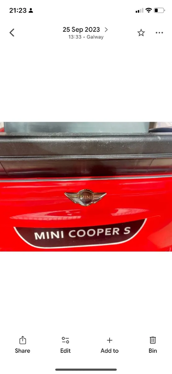 Toy car mini cooper - Image 1