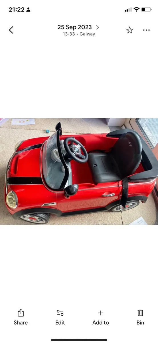 Toy car mini cooper - Image 2