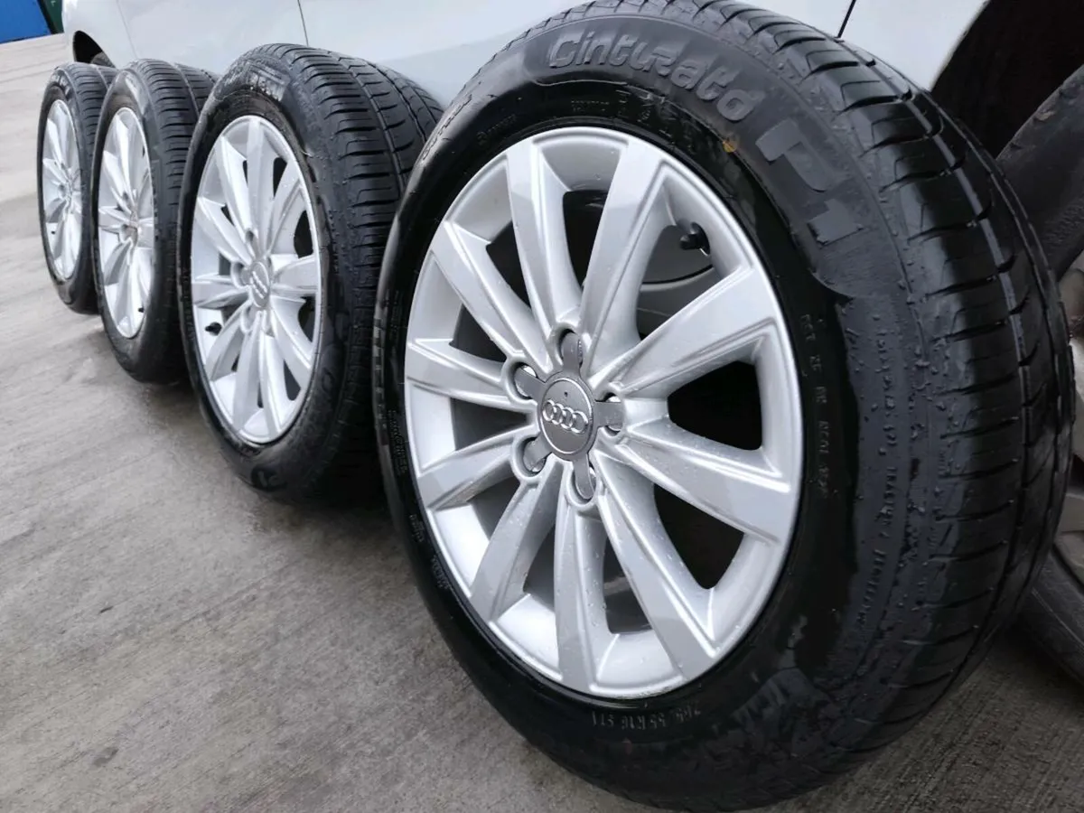 Audi alloy wheels like new. - Image 1