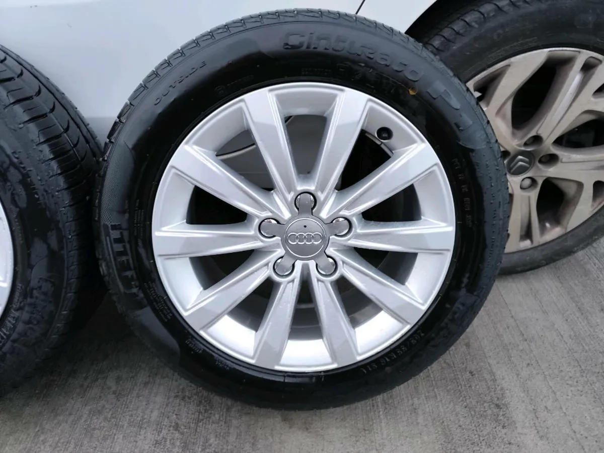 Audi alloy wheels like new. - Image 2