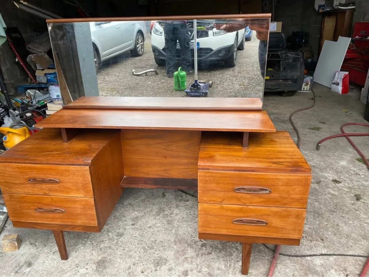 Art Deco vanity dresser & chest of drawers - Image 2